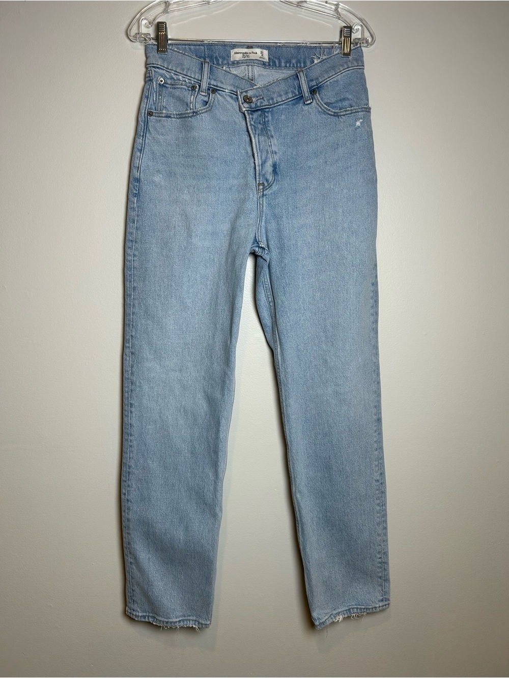 Abercrombie & Fitch the dad high rise jeans 27/4R light wash  Straight-Leg
